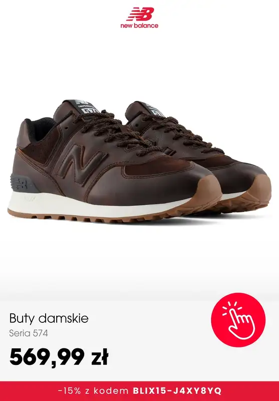 New Balance - gazetka promocyjna -15% na wybrane produkty od środy 05.08 do niedzieli 09.08 - strona 12