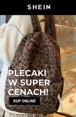SHEIN - gazetka promocyjna Plecaki w SUPER cenach! od środy 05.08 do środy 12.08