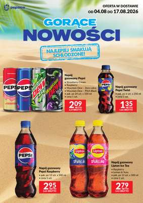 Makro - gazetka promocyjna Ulotka Pepsico od środy 05.08 do poniedziałku 17.08