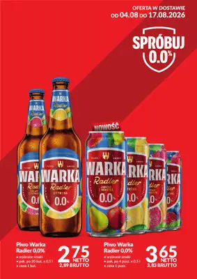 Makro - gazetka promocyjna Ulotka Żywiec 0,0% od środy 05.08 do poniedziałku 17.08