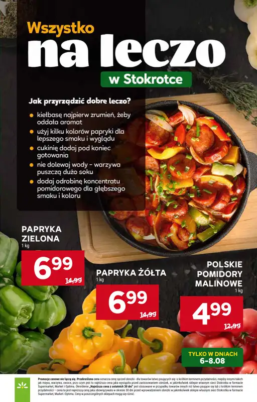 Stokrotka - gazetka promocyjna Gazetka Market od czwartku 06.08 do środy 12.08 - strona 10