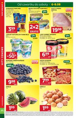 Stokrotka - gazetka promocyjna Gazetka Market od czwartku 06.08 do środy 12.08 - strona 2