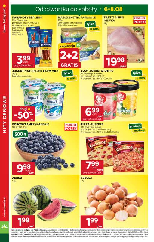 Stokrotka - gazetka promocyjna Gazetka Market od czwartku 06.08 do środy 12.08 - strona 2