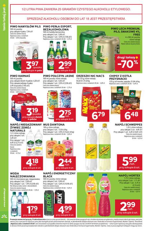 Stokrotka - gazetka promocyjna Gazetka Market od czwartku 06.08 do środy 12.08 - strona 30