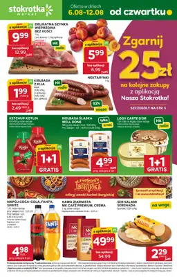 Stokrotka - gazetka promocyjna Gazetka Market od czwartku 06.08 do środy 12.08