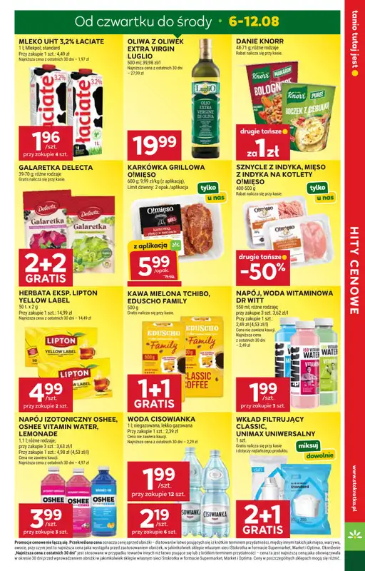 Stokrotka - gazetka promocyjna Gazetka Market od czwartku 06.08 do środy 12.08 - strona 3