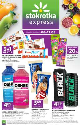 Stokrotka - gazetka promocyjna Gazetka Express od czwartku 06.08 do środy 12.08