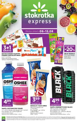 Stokrotka - gazetka promocyjna Gazetka Express od czwartku 06.08 do środy 12.08