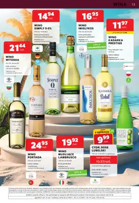 Stokrotka - gazetka promocyjna W dobrym smaku od środy 05.08 do środy 02.09 - strona 13