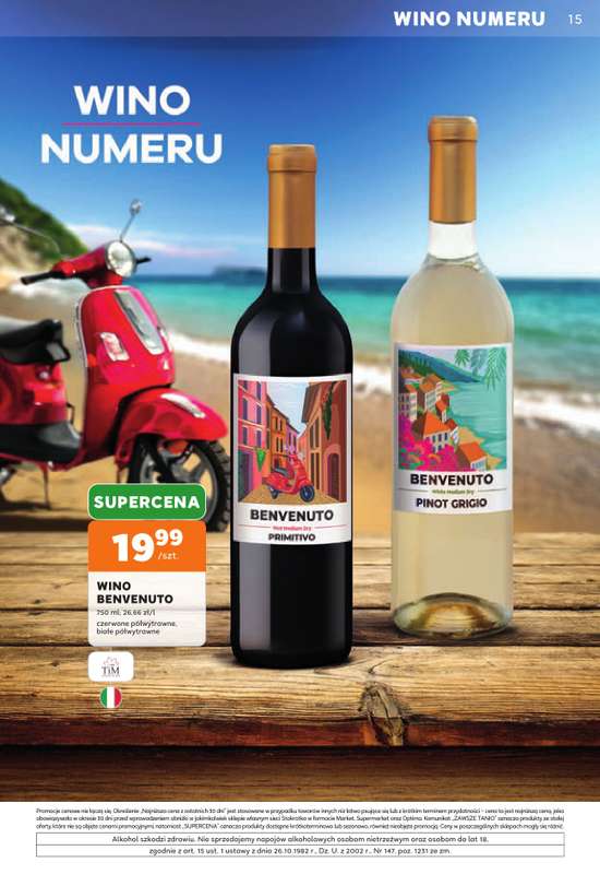 Stokrotka - gazetka promocyjna W dobrym smaku od środy 05.08 do środy 02.09 - strona 15