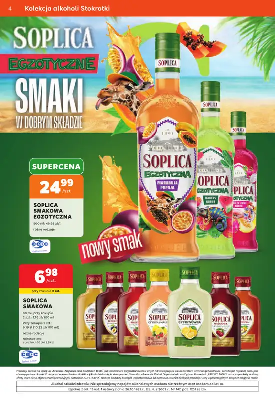 Stokrotka - gazetka promocyjna W dobrym smaku od środy 05.08 do środy 02.09 - strona 4