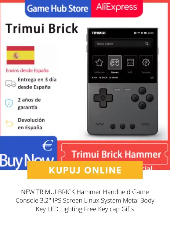 AliExpress - gazetka promocyjna Przenośne konsole do gier od środy 05.08  - strona 9
