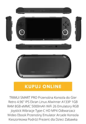 AliExpress - gazetka promocyjna Przenośne konsole do gier od środy 05.08  - strona 3