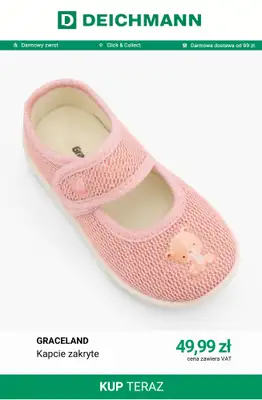 Deichmann - gazetka promocyjna Kapcie dziecięce od środy 05.08  - strona 11