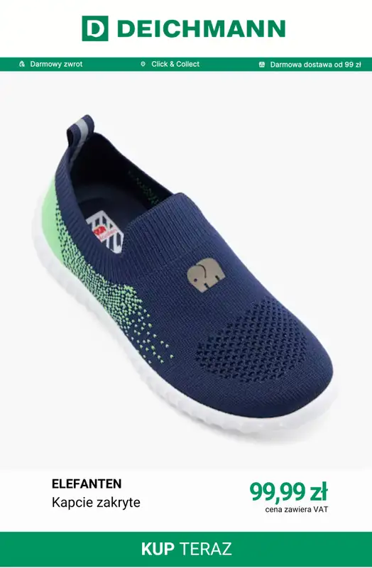 Deichmann - gazetka promocyjna Kapcie dziecięce od środy 05.08  - strona 6
