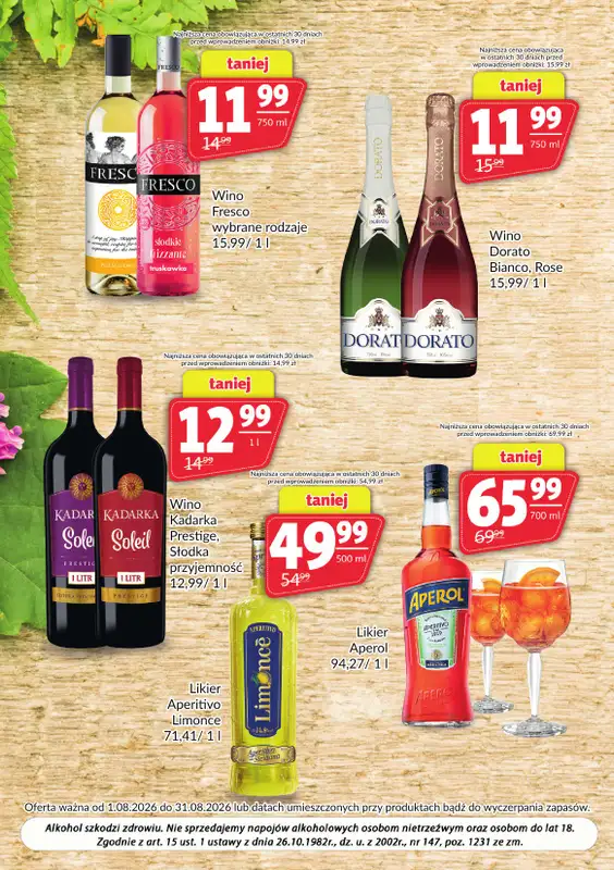 Prim Market - gazetka promocyjna Gazetka alkoholowa  do poniedziałku 31.08 - strona 7