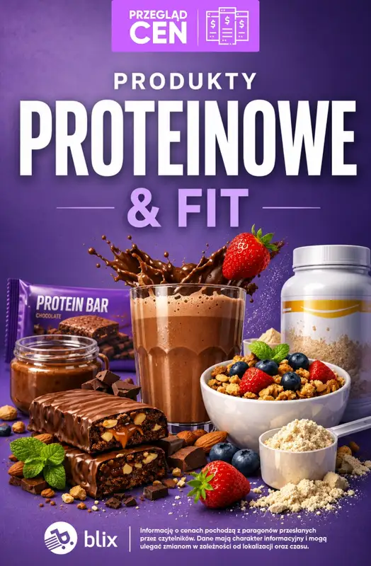 Dino - gazetka promocyjna Produkty fit i proteinowe - przegląd cen  