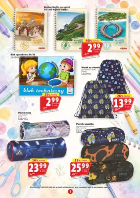 Prim Market - gazetka promocyjna Witaj szkoło! od środy 05.08 do niedzieli 13.09 - strona 5