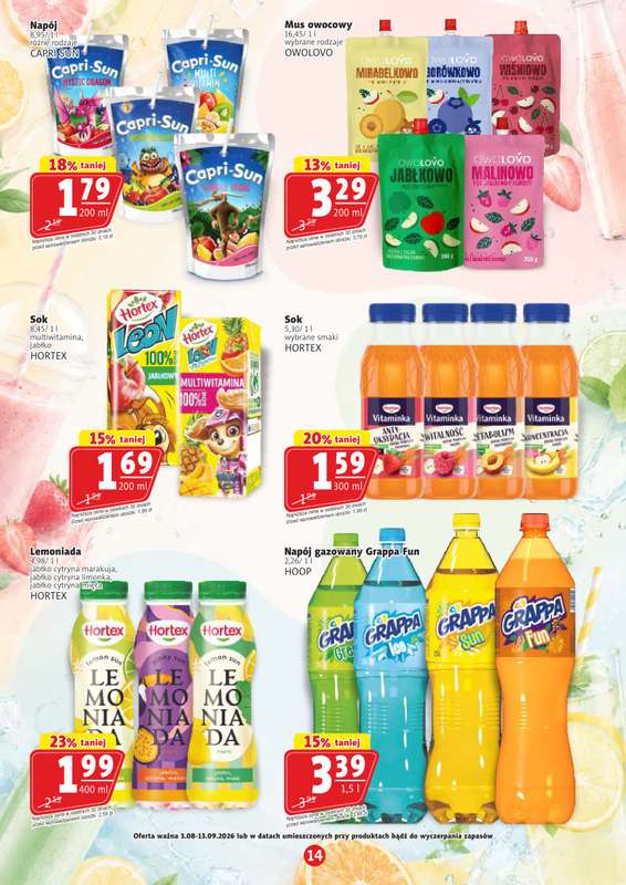 Prim Market - gazetka promocyjna Witaj szkoło! od środy 05.08 do niedzieli 13.09 - strona 14
