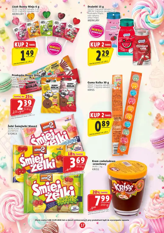 Prim Market - gazetka promocyjna Witaj szkoło! od środy 05.08 do niedzieli 13.09 - strona 17