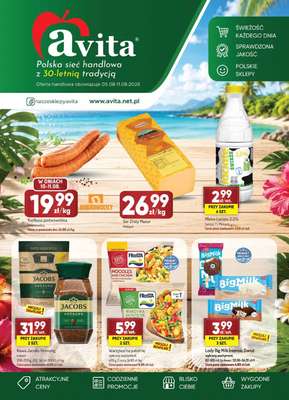 Avita - gazetka promocyjna Gazetka od środy 05.08 do wtorku 11.08