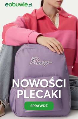 eobuwie.pl - gazetka promocyjna Nowości: plecaki! od środy 05.08 do piątku 14.08