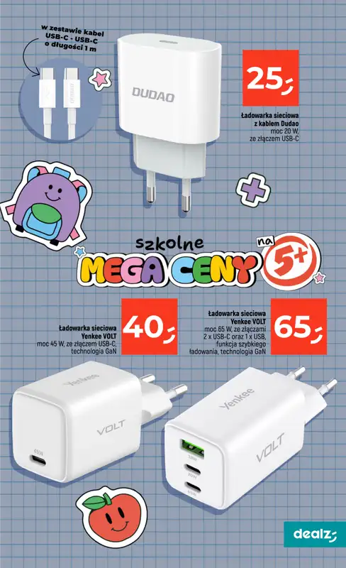 Dealz - gazetka promocyjna Szkolne MEGA CENY od czwartku 06.08 do środy 02.09 - strona 71