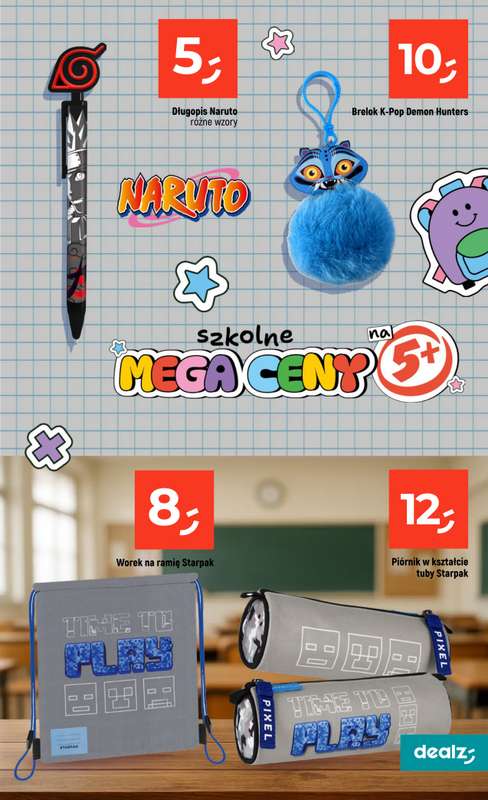Dealz - gazetka promocyjna Szkolne MEGA CENY  do środy 02.09 - strona 69