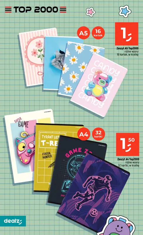 Dealz - gazetka promocyjna Szkolne MEGA CENY od czwartku 06.08 do środy 02.09 - strona 60
