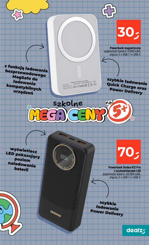 Dealz - gazetka promocyjna Szkolne MEGA CENY  do środy 02.09 - strona 73