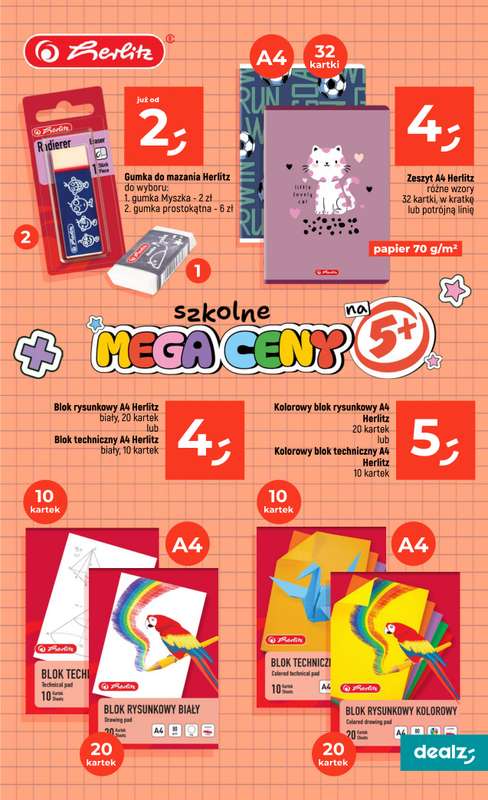 Dealz - gazetka promocyjna Szkolne MEGA CENY  do środy 02.09 - strona 55