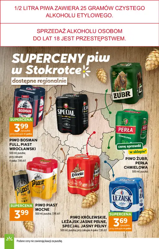 Stokrotka - gazetka promocyjna Wielki przewrót cenowy! od środy 05.08 do poniedziałku 31.08 - strona 24