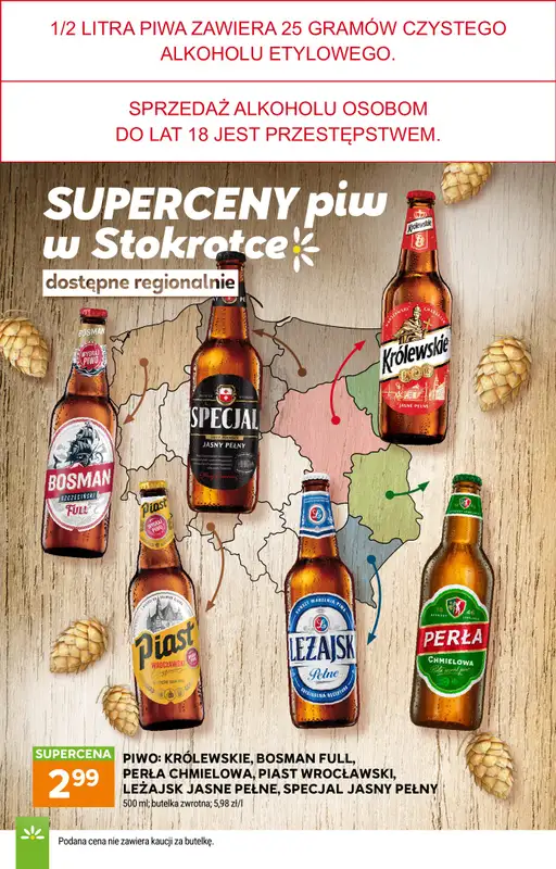 Stokrotka - gazetka promocyjna Wielki przewrót cenowy! od środy 05.08 do poniedziałku 31.08 - strona 23