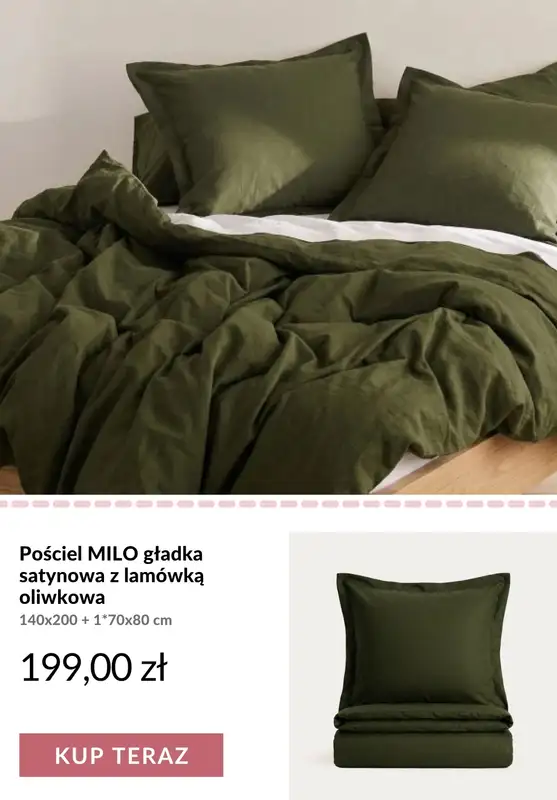 Homla - gazetka promocyjna Kolekcja pościeli od środy 05.08  - strona 10