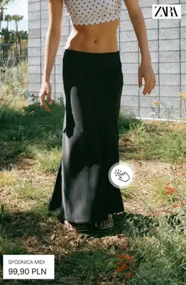 Zara - gazetka promocyjna Spódnice satynowe od środy 05.08  - strona 5