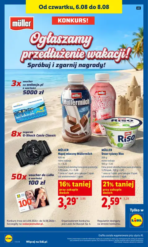 Lidl - gazetka promocyjna Oferta od czwartku od czwartku 06.08 do soboty 08.08 - strona 60