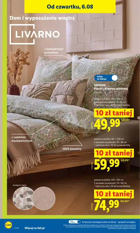 Lidl - gazetka promocyjna Oferta od czwartku od czwartku 06.08 do soboty 08.08 - strona 40