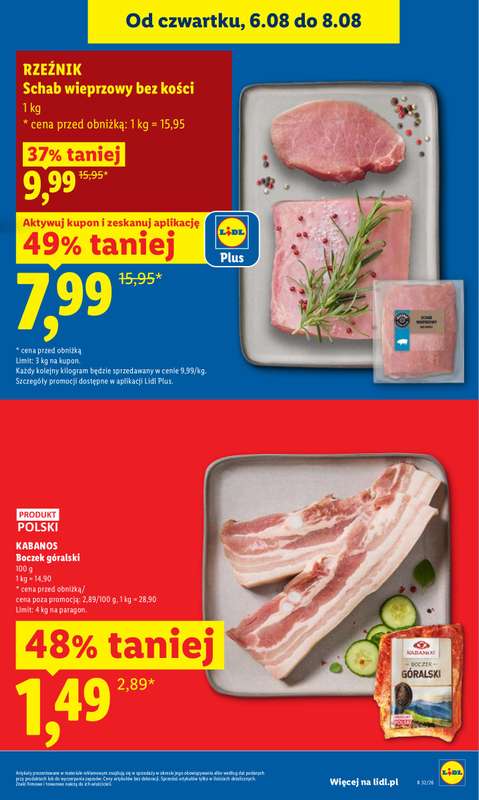 Lidl - gazetka promocyjna Oferta od czwartku od czwartku 06.08 do soboty 08.08 - strona 13