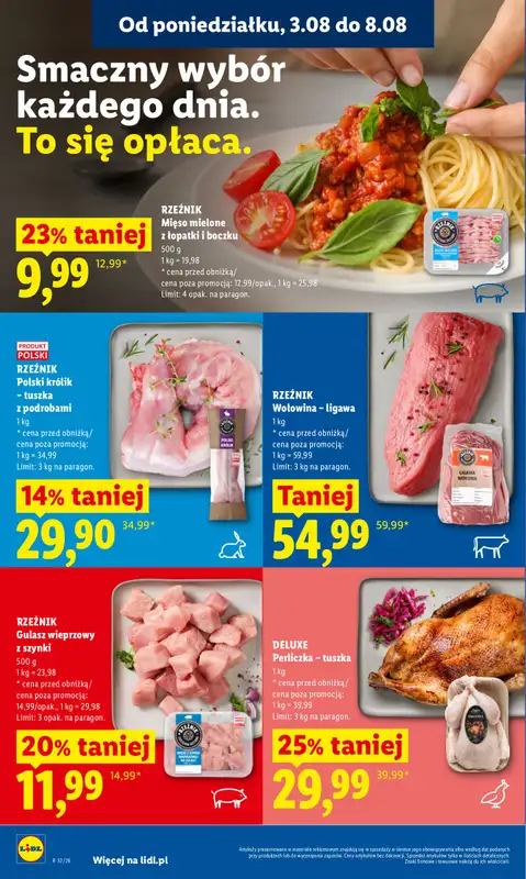 Lidl - gazetka promocyjna Oferta od czwartku od czwartku 06.08 do soboty 08.08 - strona 58