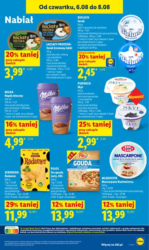 Lidl - gazetka promocyjna Oferta od czwartku od czwartku 06.08 do soboty 08.08 - strona 61