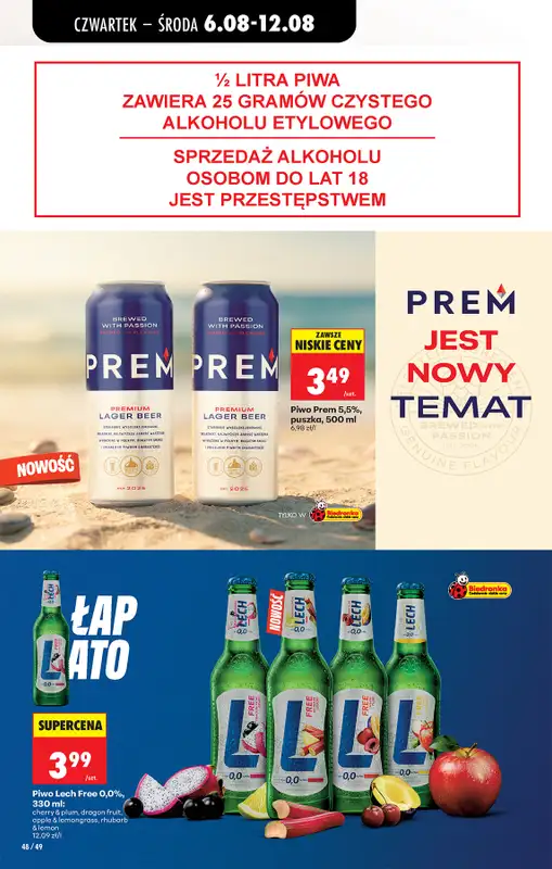 Biedronka - gazetka promocyjna Od czwartku od czwartku 06.08 do środy 12.08 - strona 74