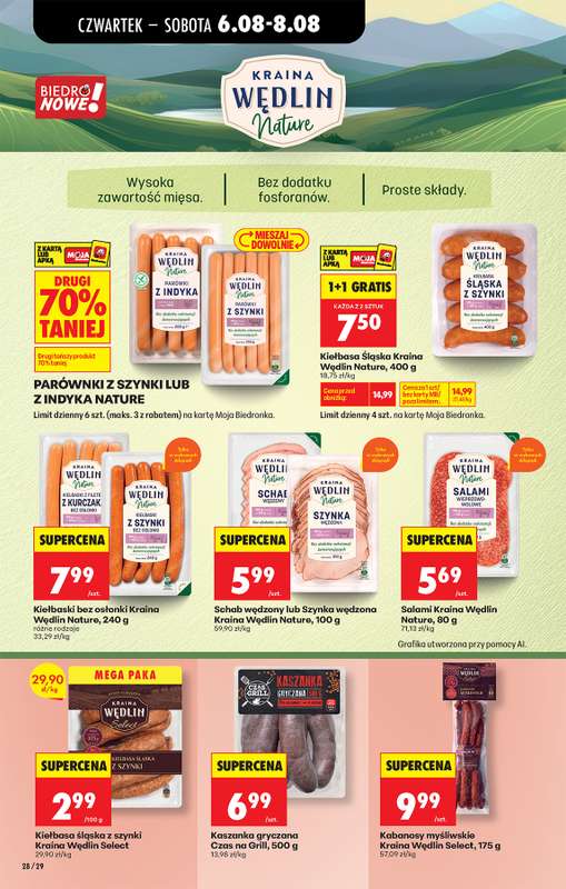 Biedronka - gazetka promocyjna Od czwartku od czwartku 06.08 do środy 12.08 - strona 48