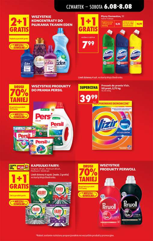 Biedronka - gazetka promocyjna Od czwartku od czwartku 06.08 do środy 12.08 - strona 19