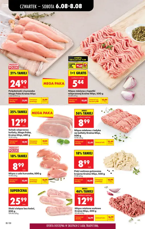 Biedronka - gazetka promocyjna Od czwartku, Z ladą tradycyjną od czwartku 06.08 do środy 12.08 - strona 34