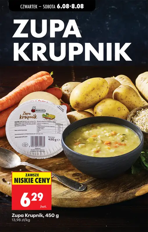Biedronka - gazetka promocyjna Od czwartku, Z ladą tradycyjną od czwartku 06.08 do środy 12.08 - strona 47