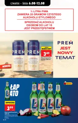 Biedronka - gazetka promocyjna Od czwartku, Z ladą tradycyjną od czwartku 06.08 do środy 12.08 - strona 74