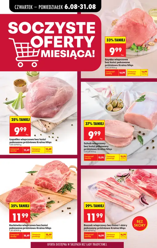 Biedronka - gazetka promocyjna Od czwartku, Z ladą tradycyjną od czwartku 06.08 do środy 12.08 - strona 36