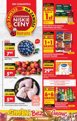 Biedronka - gazetka promocyjna Od czwartku, Z ladą tradycyjną od czwartku 06.08 do środy 12.08