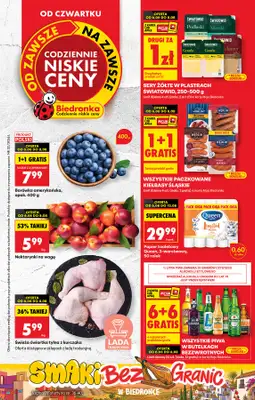 Biedronka - gazetka promocyjna Od czwartku, Z ladą tradycyjną od czwartku 06.08 do środy 12.08