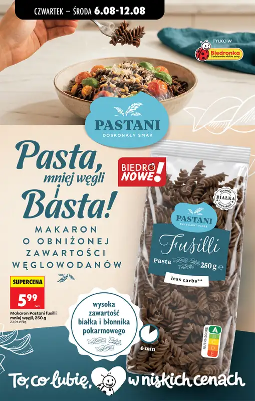 Biedronka - gazetka promocyjna Od czwartku, Z ladą tradycyjną od czwartku 06.08 do środy 12.08 - strona 59